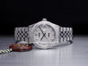Rolex Datejust Medio Lady 31 68274 Ghiera Diamanti Quadrante Argento Diamanti