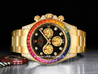 Rolex Cosmograph Daytona Rainbow Diamanti e Zaffiri   116598RBOW - Oro Giallo
