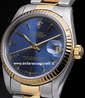 Rolex Datejust Medio Lady 31 68273 Oyster Quadrante Blu
