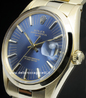 Rolex Date 1500 Oro Oyster Quadrante Blu