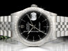 Rolex Datejust Diamonds 16220 Jubilee Quadrante Nero Ghiera Diamanti 