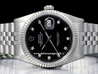 Rolex Datejust 16234 Jubilee Quadrante Nero Diamanti