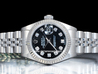  Rolex Datejust Lady 69174 Jubilee Quadrante Nero Diamanti
