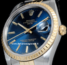 Rolex Date 15223 Jubilee Quadrante Blu 