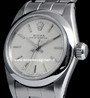 Rolex Oyster Perpetual Lady 67180 Oyster Quadrante Argento
