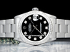 Rolex Datejust Medio Lady 31 78240 Oyster Quadrante Nero Diamanti