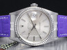 Rolex Datejust Stainless Steel Watch Rubber Strap 16234