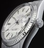 Rolex Datejust 16014 Jubilee Bracelet Bark Silver Dial 