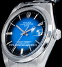 Rolex Date 1500 Oyster Bracelet Blue Shaded Dial 