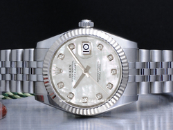 Rolex Datejust Medium Lady 31 178274 Jubilee Bracelet White Motherpearl Diamonds Dial