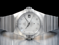 Omega Constellation Lady Co-Axial 12310312055001 White Diamonds Dial