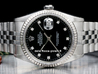 Rolex Datejust 16234 Jubilee Quadrante Nero Diamanti
