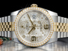 Rolex Datejust 36 Ghiera Diamanti Jubilee Quadrante Argento Floreale 116243 