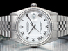Rolex Datejust 16220 Jubilee Quadrante Bianco Romani