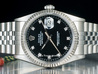 Rolex Datejust 36 Jubilee Quadrante Nero Diamanti 16234