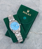 Rolex Oysterdate Precision 34 Tiffany Turchese Oyster 6694 Blue Hawaiian 