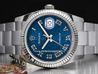 Rolex Datejust 116234 Oyster Quadrante Blu Jubilee Romani
