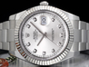 Rolex Datejust II 116334 Oyster Quadrante Argento Diamanti