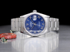 Rolex Datejust 16220 Oyster Quadrante Blu Romani