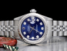 Rolex Datejust Lady 69174 Jubilee Quadrante Blu Diamanti 