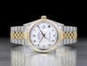 Rolex Datejust 16013 Bracciale Jubilee Quadrante Bianco Romani