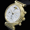 IWC Da Vinci Cronografo Calendario Perpetuo 3750 Oro Quadrante Bianco