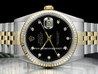 Rolex Datejust Diamonds 16233 Jubilee Quadrante Nero Diamanti