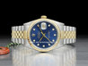 Rolex Datejust Diamonds 16233 Jubilee Quadrante Blu Diamanti