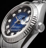 Rolex Datejust Lady 69174 Jubilee Quadrante Blu Degrade Diamanti 