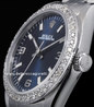 Rolex Oyster Perpetual 31 77080 Oyster Quadrante Blu Arabi 3-6-9 Ghiera Diamanti