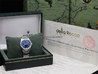 Rolex Oyster Perpetual 31 77080 Oyster Quadrante Blu Arabi 3-6-9 Ghiera Diamanti