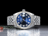 Rolex Datejust Medio Lady 31 178274 Jubilee Quadrante Blu Diamanti
