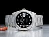 Rolex Datejust 116234 Oyster Quadrante Nero Diamanti