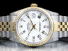 Rolex Datejust 16233 Jubilee Quadrante Bianco Diamanti Romani