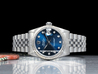 Rolex Datejust Medio Lady 31 68274 Jubilee Quadrante Blu Diamanti