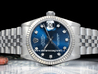 Rolex Datejust Medio Lady 31 68274 Jubilee Quadrante Blu Diamanti
