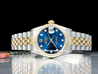 Rolex Datejust Medio Lady 31 68273 Jubilee Quadrante Blu Diamanti