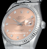 Rolex Datejust 36 Jubilee Quadrante Rosa Diamanti 16234