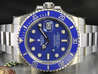 Rolex Submariner Data Oro 116619LB Ghiera Ceramica Quadrante Blu