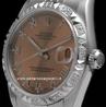 Rolex Datejust Medio Lady 31 68274 Jubilee Quadrante Rosa Numeri Romani