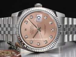 Rolex Datejust 126234 Jubilee Quadrante Rosa Diamanti