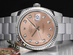 Rolex Datejust 126234 Oyster Quadrante Rosa Diamanti