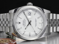 Rolex Datejust 126200 Jubilee Quadrante Bianco Indici