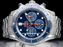 Omega Seamaster Diver 300M Co-Axial Chronograph 21230445003001 Quadrante Blu