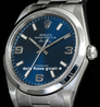 Rolex Air-King 14000 Oyster Bracelet Blue Arabic 3-6-9 Dial
