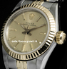 Rolex Oyster Perpetual Lady 67193 Jubilee Bracelet Champagne Dial