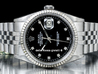 Rolex Datejust 36 Jubilee Bracelet Black Diamonds Dial 16234 