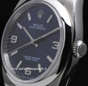 Rolex Oyster Perpetual 36 Stainless Steel Watch 116000 Blue Dial