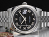 Rolex Datejust 126234 Jubilee Bracelet Black Roman Dial