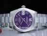 	Rolex Datejust Medium Lady 31 278274 Oyster Bracelet Violet Diamond at 6 Dial